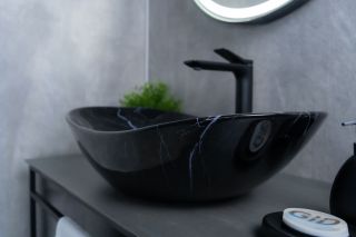 Раковина Gid Bs9811 54467 накладная под камень глянцевый 61x37x15